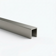 Glazing profile U AL 17x20x1.5mm for 8mm glass, anodised
