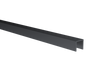 Profilo per vetrate U AL 15x15x2 mm per vetro da 6-8 mm, anodizzato nero