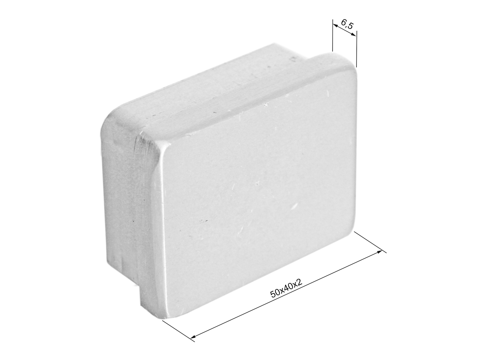 Handrail bracket - Glass clamp - end cap