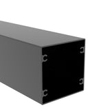 Aluminum Fence Post 100 × 100 mm – 2.5 m – Anthracite RAL 7016
