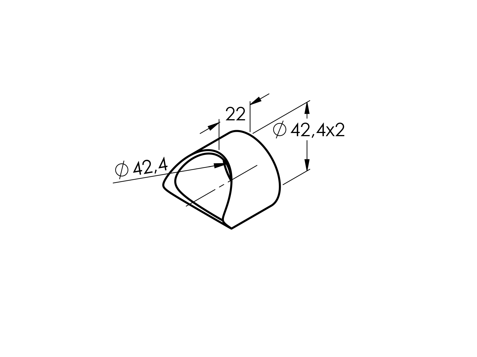 Dištanc - vertikalna vypln