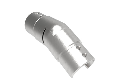 Flush angle for handrail on glass railing