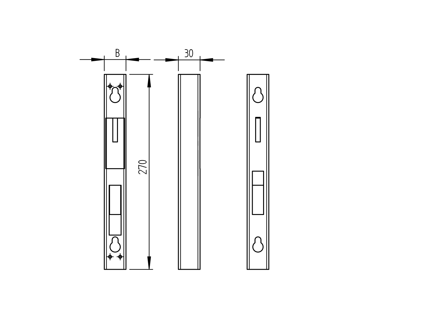 The body stop wickets universal 30x30