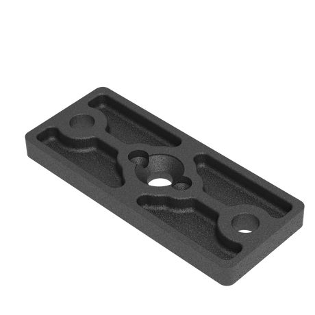 Stainless steel anchor plate for post 50x60 R7016