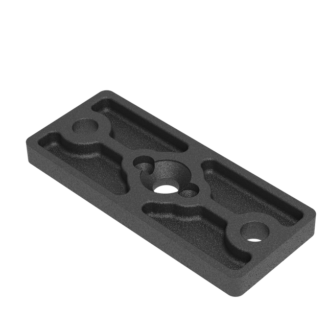 Stainless steel anchor plate for post 50x60 R7016