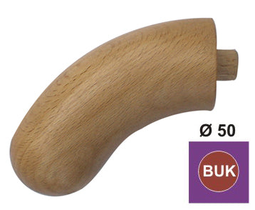 BEECH curved end with half-ball head BUK (BEECH)
