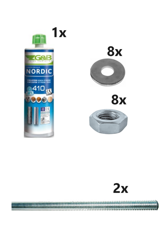 Mounting kit - winter for CARPORT