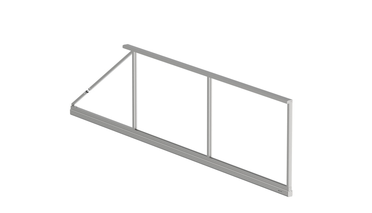 Telaio zincato per cancello scorrevole autoportante 6x2,125 m, non saldato, con tenditore - Natural - SET - PRO