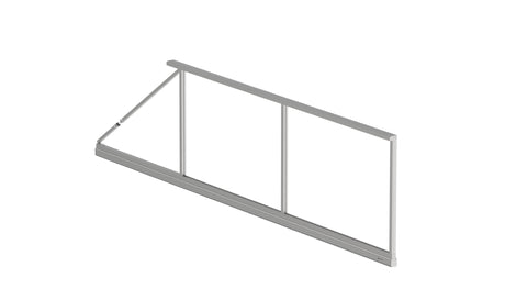 Telaio zincato per cancello scorrevole autoportante 6x2,125 m, non saldato, con tenditore - Natural - SET - PRO