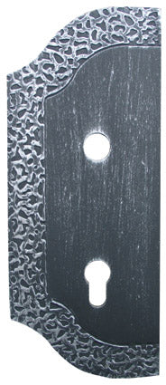 Decorated gate plate - left, 265x105, t3mm, 85mm