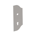 Smooth plate for gates 265x105, t3, a90, D19mm