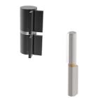 Fixed hinges with bearing, for welding