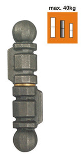 Decorated hinge D25, L130mm