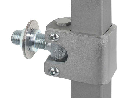 Adjustable hinge with swivel plate Zn, M16