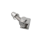 Adjustable hinge for weld connection M16, AISI 304
