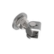Adjustable hinge with rotary plate M16, AISI 304