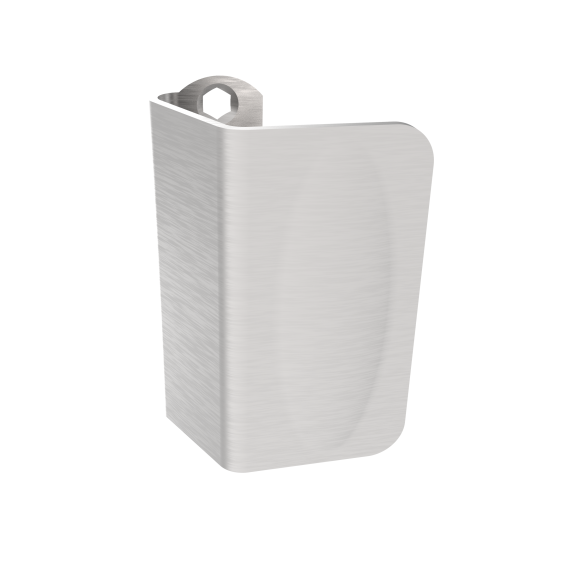 Madlo dverové,  93x65mm, INOX