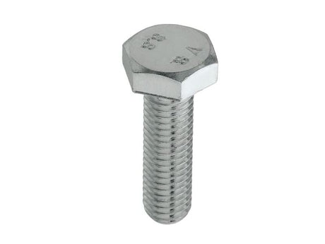 Hexagon head screw, M10x30, Zn, 8.8