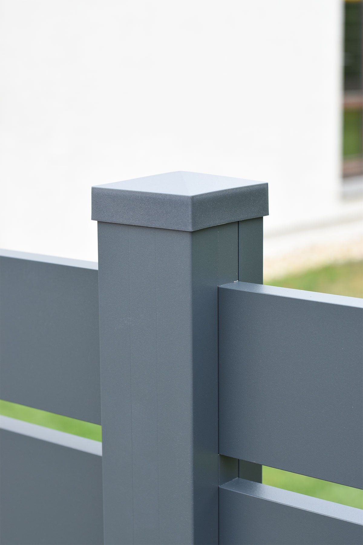 Aluminum cap/cover for post 70x70mm, Anthracite RAL 7016