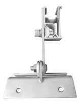 Adjustable metal roof hook