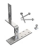 Stainless steel roof hooks with adjustment
