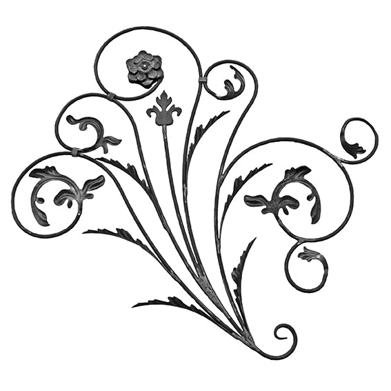 Ornament left 880x830, D12mm