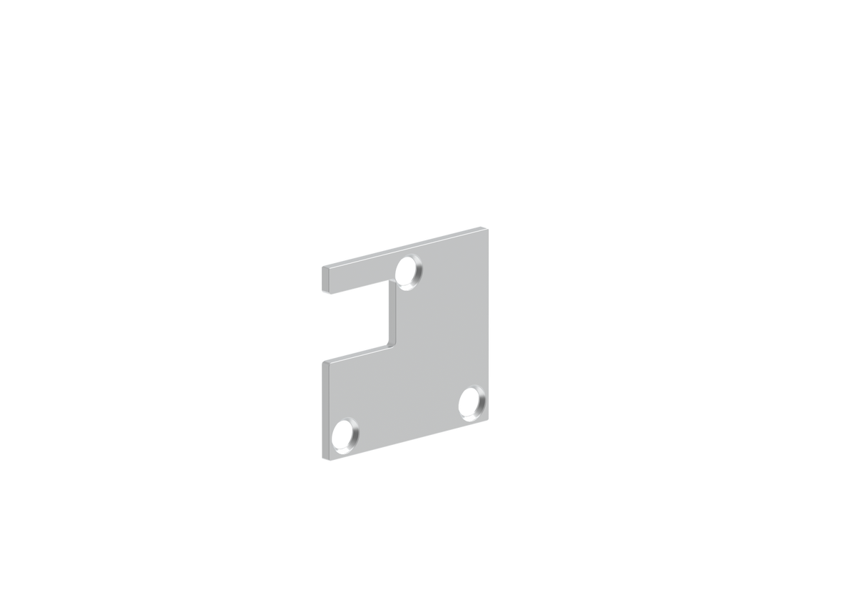 Aluminium Post End Cap 56x60 - Natural