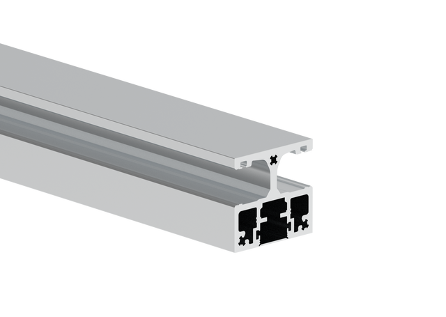 Aluminium Post Profile 56×60 mm - 6 m - Natural