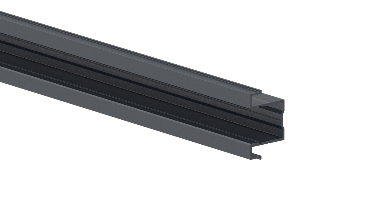 Riduzione in alluminio per palo da 40 a 20 mm di pannello, 40 x 26 – 6,0 m – Antracite RAL 7016