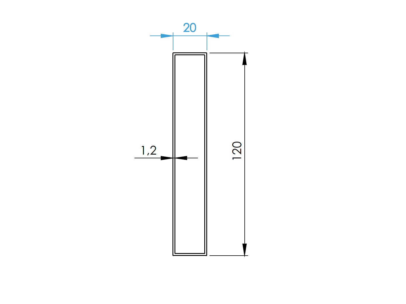 Hliníková plotová výplň 20x120x1,2 – 5x3,0 m – Antracit  RAL 7016