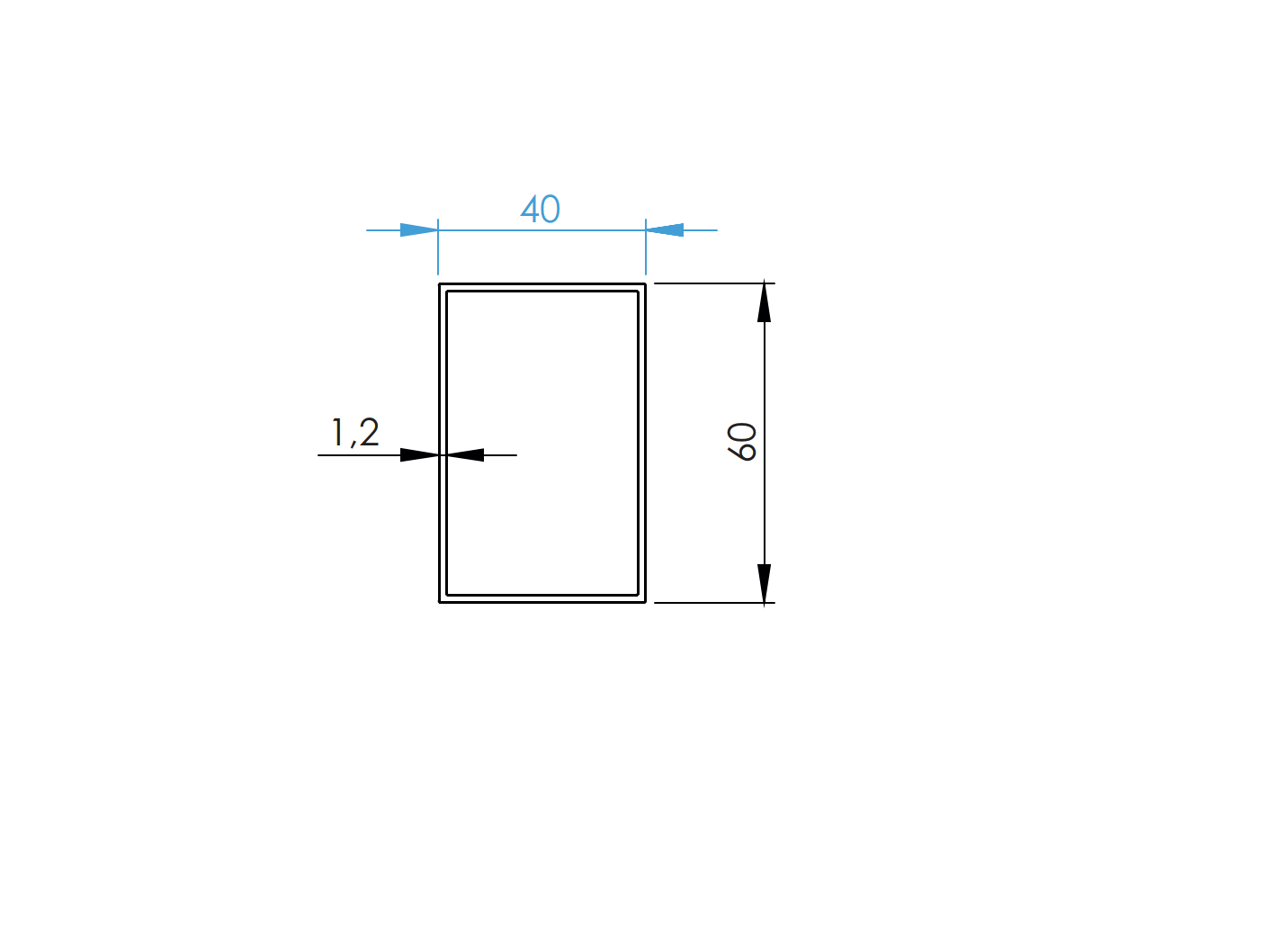 Hliníková plotová výplň 40 x 60 x 1,2 - 6,0 m drevo dekor ZLATÝ DUB W03