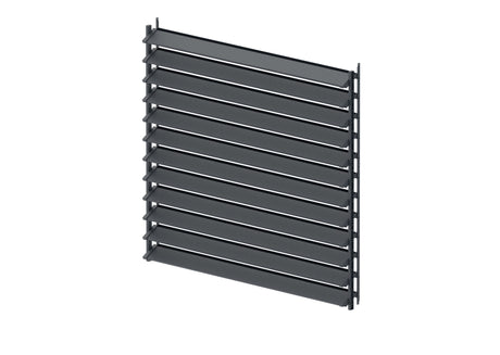 Set Anthracite Aluminum Horizontal Tilting System 1.09m with AL 1.2m Anthracite Infill 20x95mm