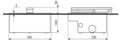 Box without lock for FROG-A CAME 405