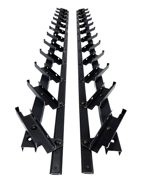 Movable aluminum system – vertical, louvered – pair (left + right)