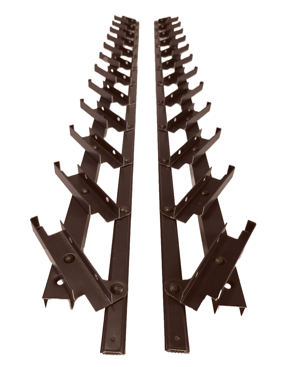 Movable aluminum system – vertical, louvered – pair (left + right)