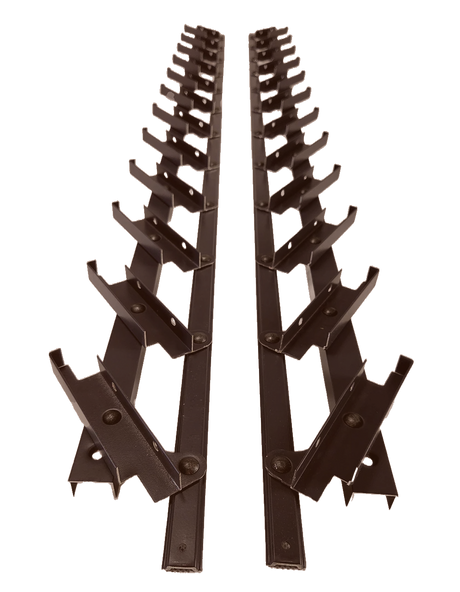 Movable aluminum system – vertical, louvered – pair (left + right)