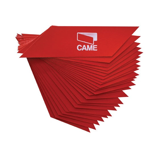 Labels on barrier arm