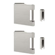Stainless steel hinge for glass doors office