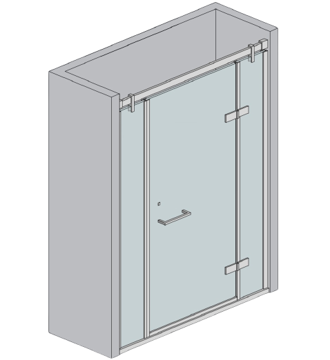 Fittings - sliding door AISI304 swing door