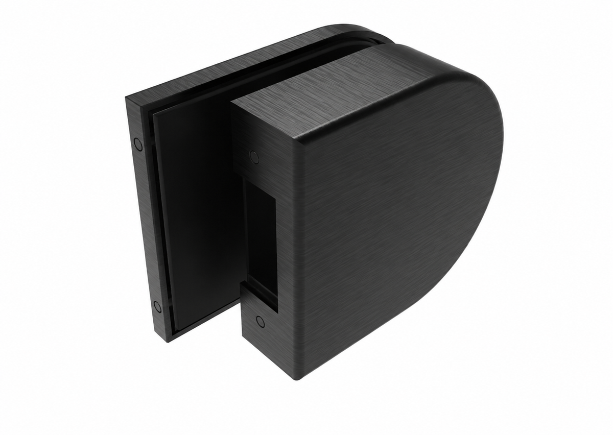 Lock part for glass door GS-BLACK/D-206/S