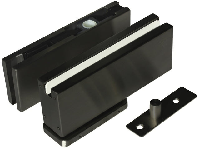 Chiudiporta idraulico AISI304, SET  NERO