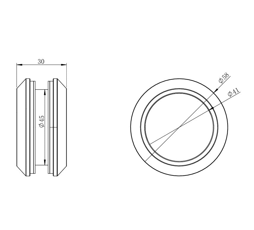 The handle for sliding glass door Glass