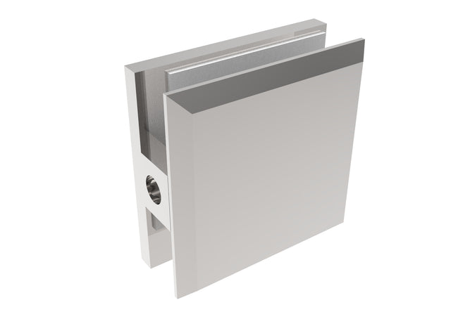 Glass clamp, Zamak, 45x45x20/T 8-10 mm