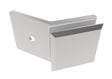 Vetrata fissa - supporto per vetro, 135°, Zamak, T 8-10mm