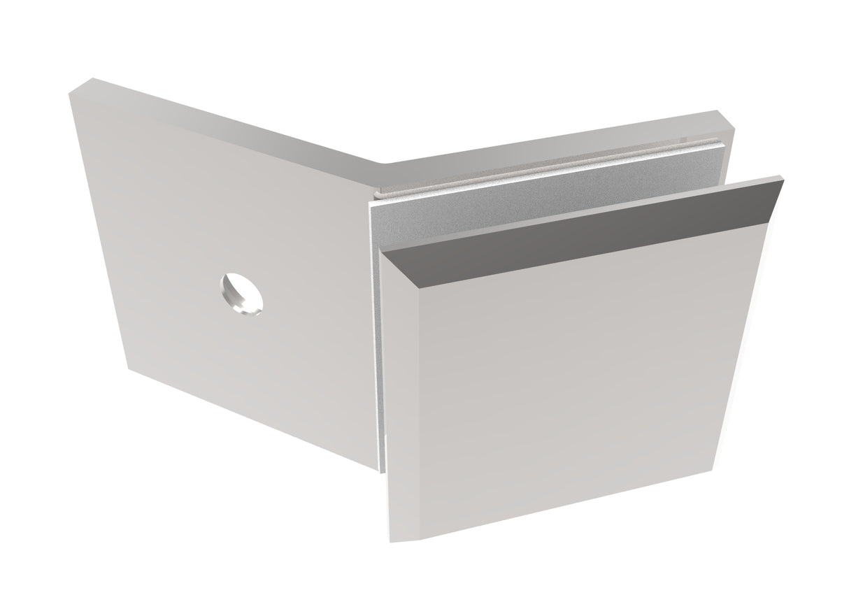 Vetrata fissa - supporto per vetro, 135°, Zamak, T 8-10mm
