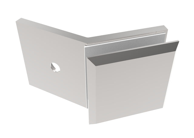 Vetrata fissa - supporto per vetro, 135°, Zamak, T 8-10mm