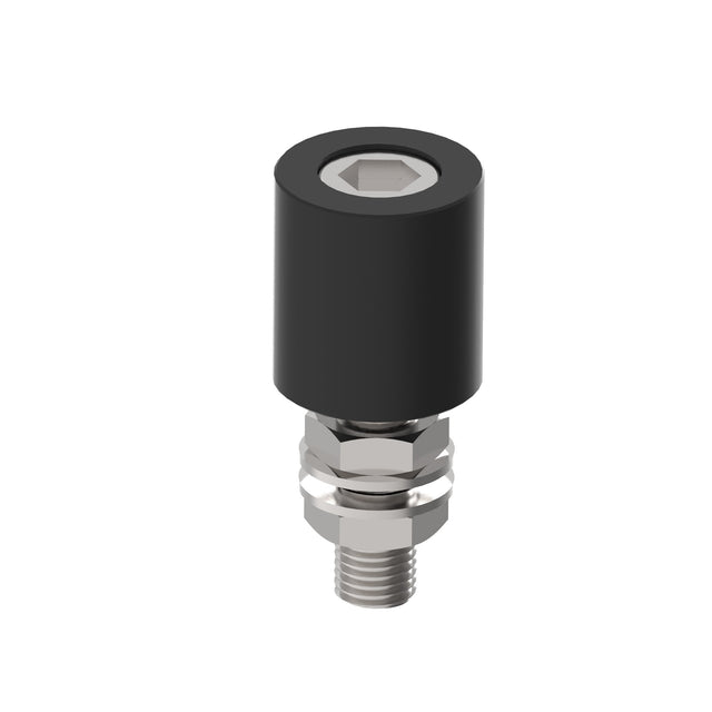 Wheel plastic Zn, D42mm, black