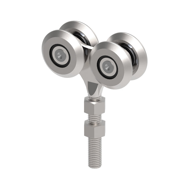 Gate roller track Zn, profile 33x34mm