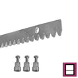 Toothed steel rack Zn, 30x12mm, L1m,max 2200kg