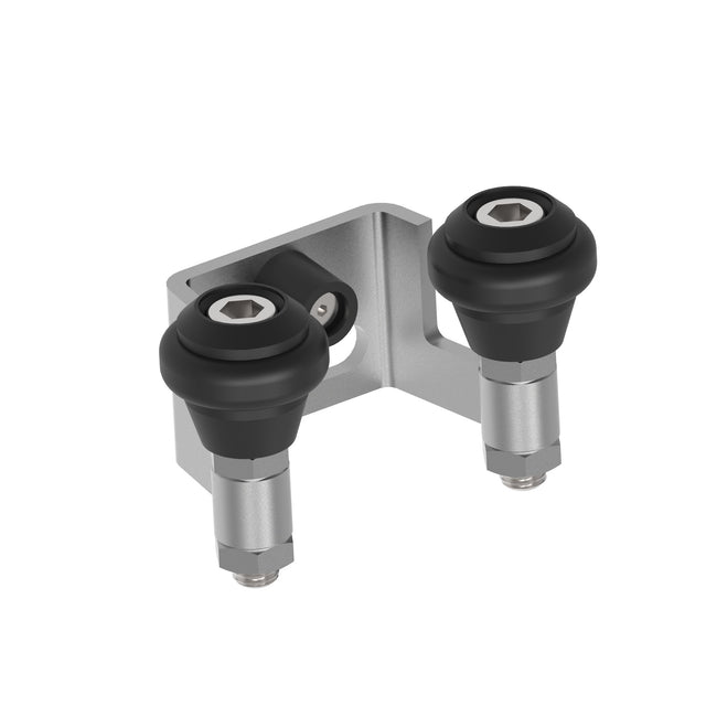 Upper end stop for cantilever gate, Inox, b40mm